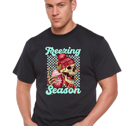 Freezing Season Unisex Bamboo Viscose/Organic Cotton Short Sleeve Graphic T-Shirt