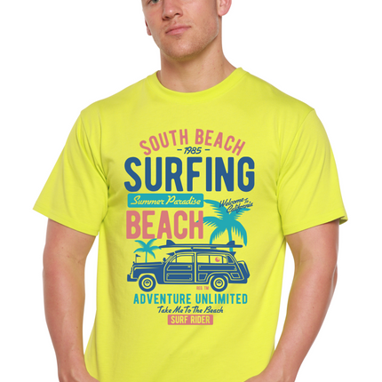 South Beach Spun Bamboo® Men's Bamboo Viscose/Organic Cotton Short Sleeve Graphic T-Shirt