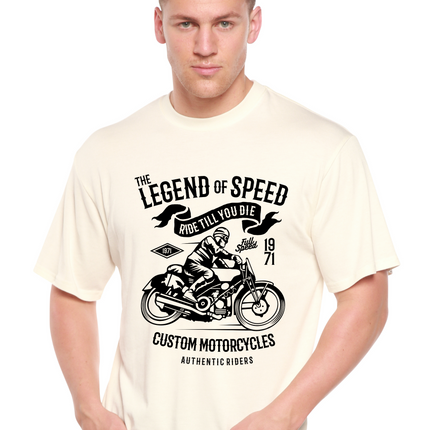 The Legend of Speed Spun Bamboo® Men's Bamboo Viscose/Organic Cotton Short Sleeve Graphic T-Shirt