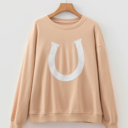 Giuliana Graphic Drop Shoulder Sweatshirt