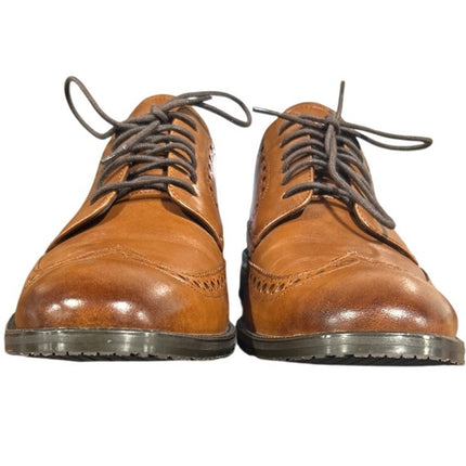 New In Box Cole Haan Mens 11 British Tan Leather Oxford Lace Up Grand 360 Shoes