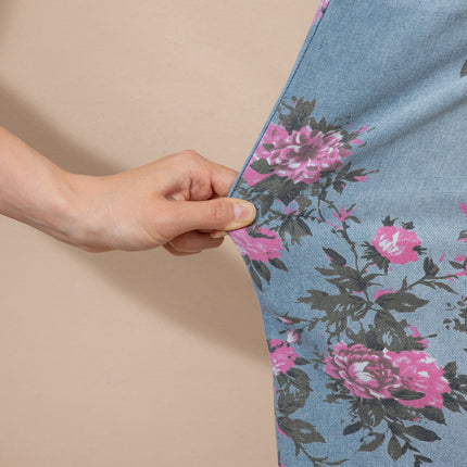Esme Floral Print Bootcut Jeans