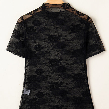 Camilla Short Sleeve Sheer Top
