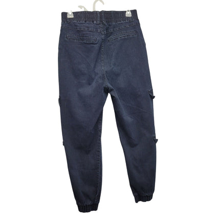VIP Juniors Size 13 Cotton Blend Faux Pockets Stretch Waist Jogger Pants