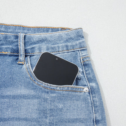 Rayne Wash Raw Hem Shorts