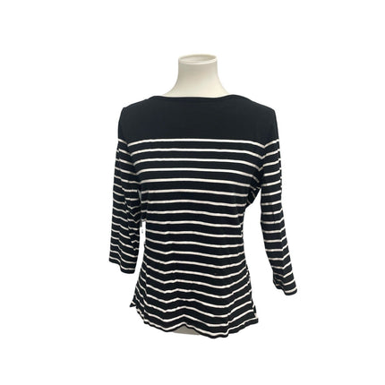 Time & Tru Faded Glory Womens Large Long Sleeve Boat Crew Neck Blouse Top