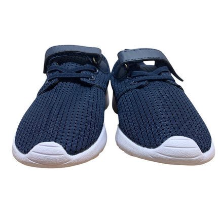 Runside Little Boys Size 12 Navy Sneakers Lace Up Hook Loop Fastener Shoes
