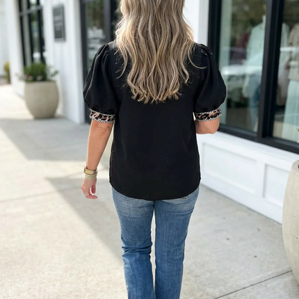 Aubrianna Trim Down Shirt