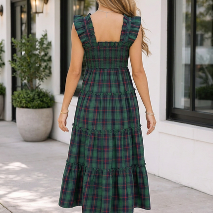 Briella Bodice Tiered Midi Dress