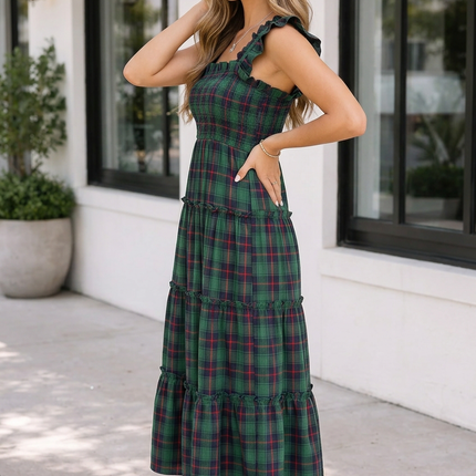 Briella Bodice Tiered Midi Dress