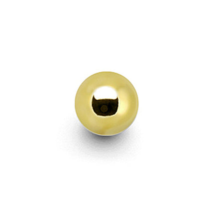 Solid 14K Yellow Gold Replacement Ball 3mm - 16G