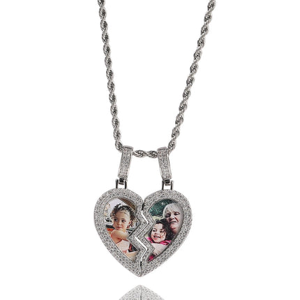 Broken Heart Photo 2 Pictures Pendant