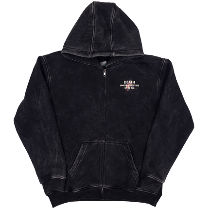 Agnostic Zip Up Hoodie Black