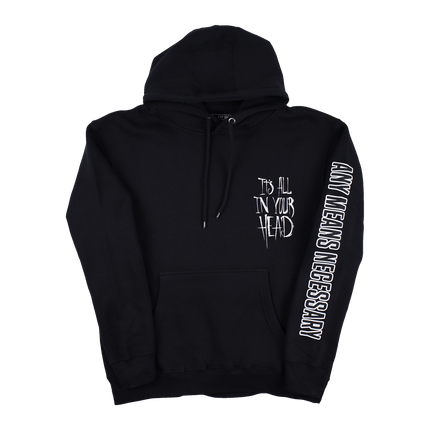 It's All In Your Head Pullover Hoodie Black