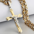 Gold Silver Color / 55cm