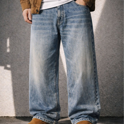 INDIGO BAGGY DENIM