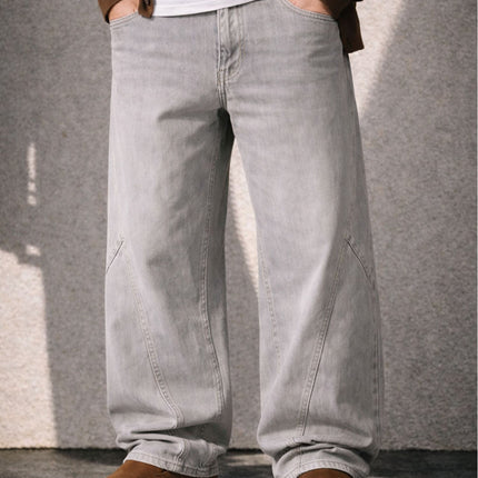 IVORY BAGGY DENIM