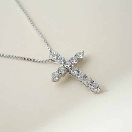 The Bella Pavé Cross Pendant