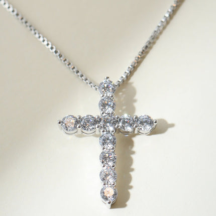 The Bella Pavé Cross Pendant