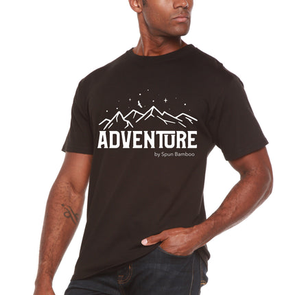 Adventure Printed Men's Bamboo Viscose/Organic Cotton Short Sleeve T-Shirt
