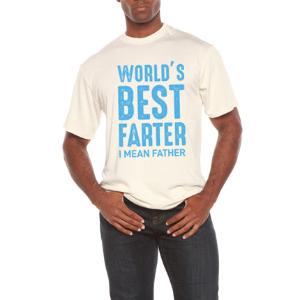 World's Best Farter Men's Bamboo Viscose/Organic Cotton Short Sleeve Graphic T-Shirt