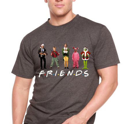 Funny Christmas Movies Printed Men's Bamboo T-Shirt