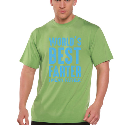 World's Best Farter Men's Bamboo Viscose/Organic Cotton Short Sleeve Graphic T-Shirt