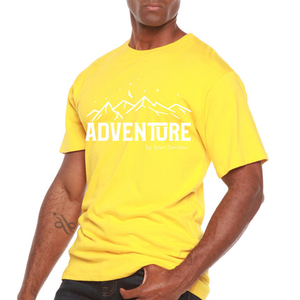 Adventure Printed Men's Bamboo Viscose/Organic Cotton Short Sleeve T-Shirt