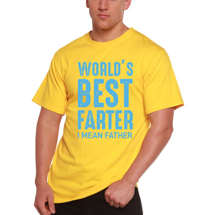 World's Best Farter Men's Bamboo Viscose/Organic Cotton Short Sleeve Graphic T-Shirt