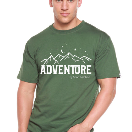 Adventure Printed Men's Bamboo Viscose/Organic Cotton Short Sleeve T-Shirt