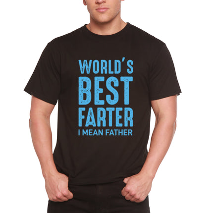 World's Best Farter Men's Bamboo Viscose/Organic Cotton Short Sleeve Graphic T-Shirt
