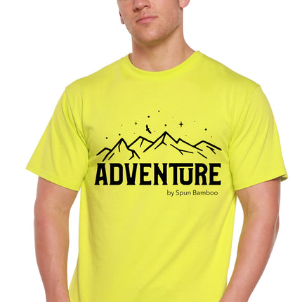 Adventure Printed Men's Bamboo Viscose/Organic Cotton Short Sleeve T-Shirt