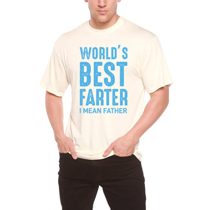 World's Best Farter Men's Bamboo Viscose/Organic Cotton Short Sleeve Graphic T-Shirt