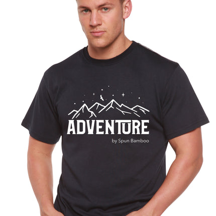 Adventure Printed Men's Bamboo Viscose/Organic Cotton Short Sleeve T-Shirt