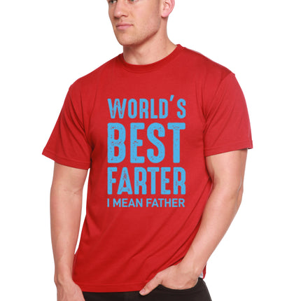 World's Best Farter Men's Bamboo Viscose/Organic Cotton Short Sleeve Graphic T-Shirt