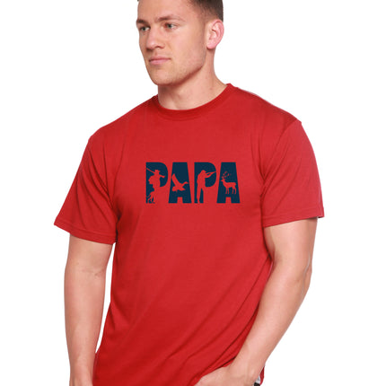 PAPA Men's Bamboo Viscose/Organic Cotton Short Sleeve Graphic T-Shirt