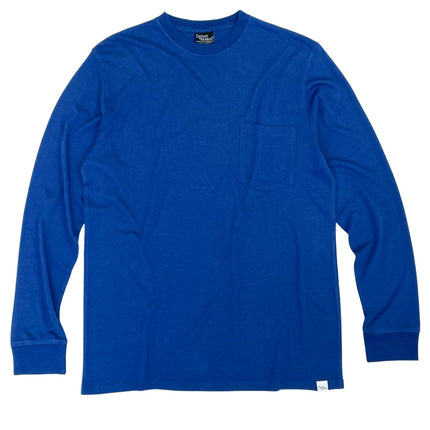 New Men's Bamboo Viscose/Organic Cotton Long Sleeve T-Shirt with Pocket