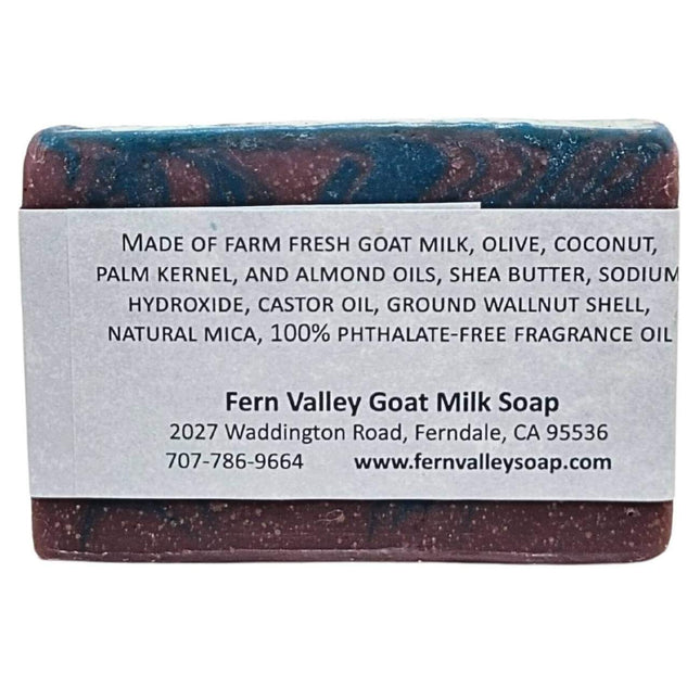 Natural Goat Milk Soap | Exfoliating Scrub | Blueberry Cobbler