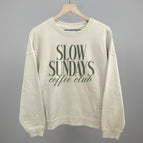 Oversized Boxy Crew / Bone / S