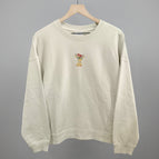 Oversized Boxy Crew / Bone / S