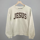 Oversized Boxy Crew / Bone / S