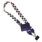 Navy/Cream Chevron (Hardware: Gold)
