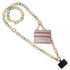Rainbow - Pink Pouch (Hardware: Gold)