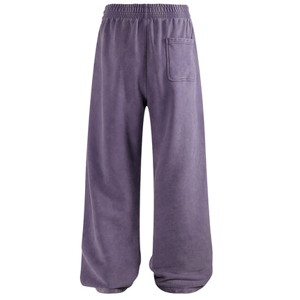 PLUM OVER-DYE SWEATPANTS