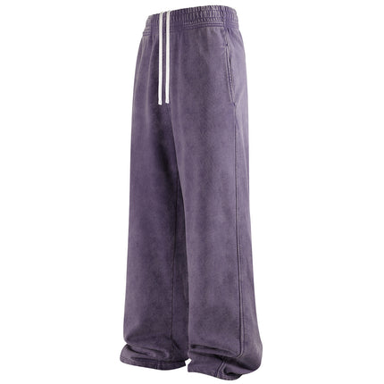 PLUM OVER-DYE SWEATPANTS