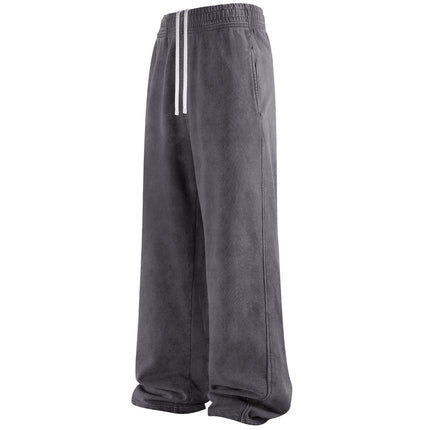 CHARCOAL OVER-DYE SWEATPANTS