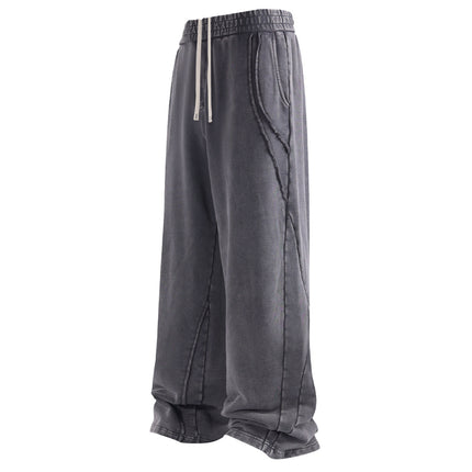 CHARCOAL PANEL SWEATPANTS