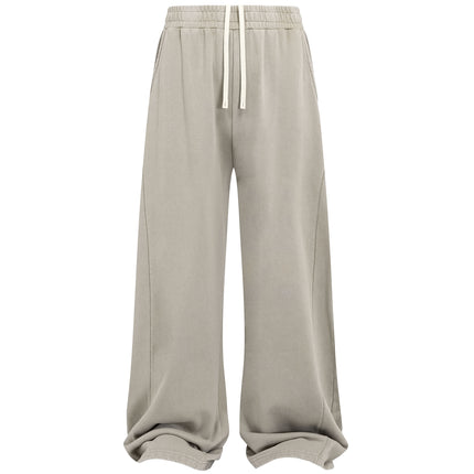 BEIGE PANEL SWEATPANTS
