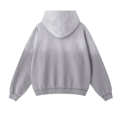 GREY SUNFADE HOODIE