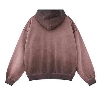 BROWN SUNFADE HOODIE